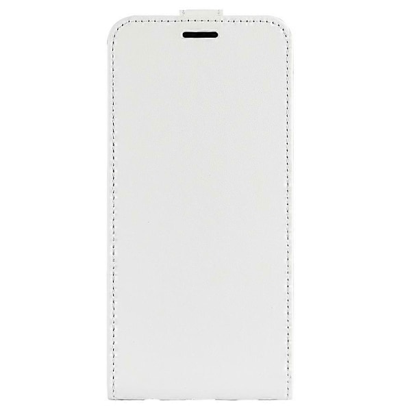 iPhone 16e -kotelo korttipaikoilla, pystysuuntainen läppä, nahkainen puhelinkotelo - musta Multicolor White