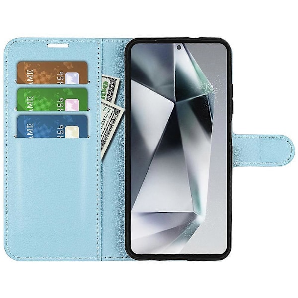 Til Samsung Galaxy S25 Ultra Case Litchi Tekstur Stødsikker Læder Wallet Telefon Cover Multicolor Style E
