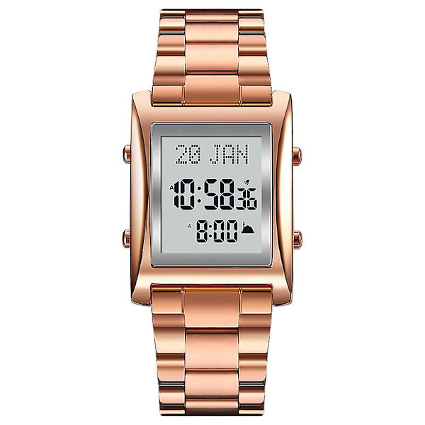 Skmei 1815 Worship Male Watch, Färg: Rose Gold Pink Pink