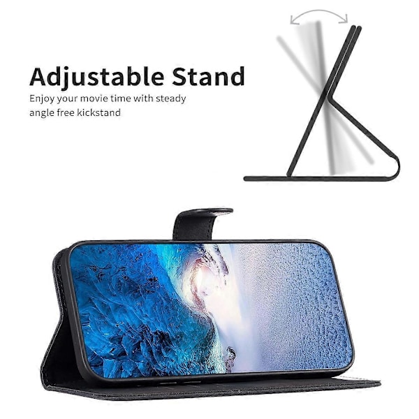 För Samsung Galaxy A15 4G Fodral Präglat PU Läder Telefonställ Plånboksfodral Multicolor Style A