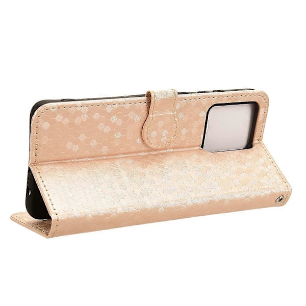 Til Motorola Moto G84 5G Etui PU Læder Præget Mobiltelefon Stativ Cover Multicolor Style C