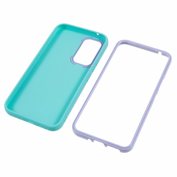 Til Samsung Galaxy A14 4g Gummibelagt Telefon Cover Aftagelig Ramme Pc+tpu Beskyttelses Cover Baby Blue