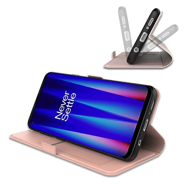 OnePlus Nord 3 5G/Ace 2V Korttipaikka PU-nahkainen puhelinkotelo jalustalla Multicolor Style D