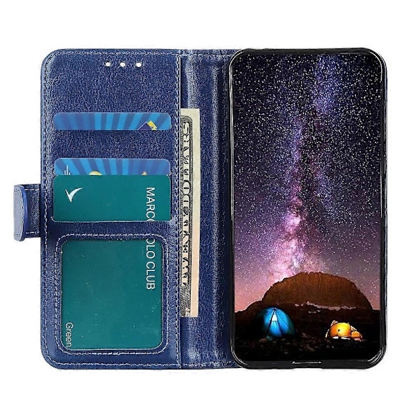 PU Läder Plånboksfodral Skyddsfodral med Ställ för iPhone 13 mini Multicolor Style D