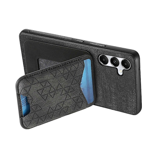 Til Samsung Galaxy A05s 4G Etui med Præget Mønster, Kortholder, Støttefod, Læder Bagside Cover Multicolor Style D
