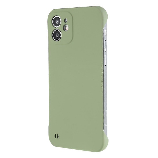 Til iPhone 12 mini 5,4 tommer Ramløs Halv Cover Beskyttende Hud-berørings Hard PC Mobiltelefon Cover Multicolor Style D