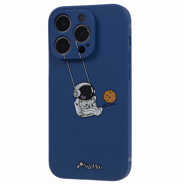 För Iphone 13 Pro Max Astronaut Design phone case Stötsäkert skyddande mjukt Tpu- cover Swing Astronaut Blue