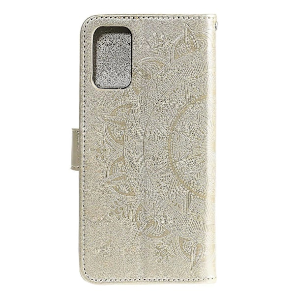 Præget Mandala Blomst Pung Læder Etui med Rem til Samsung Galaxy A52 4G/5G/A52s 5G Multicolor Style F