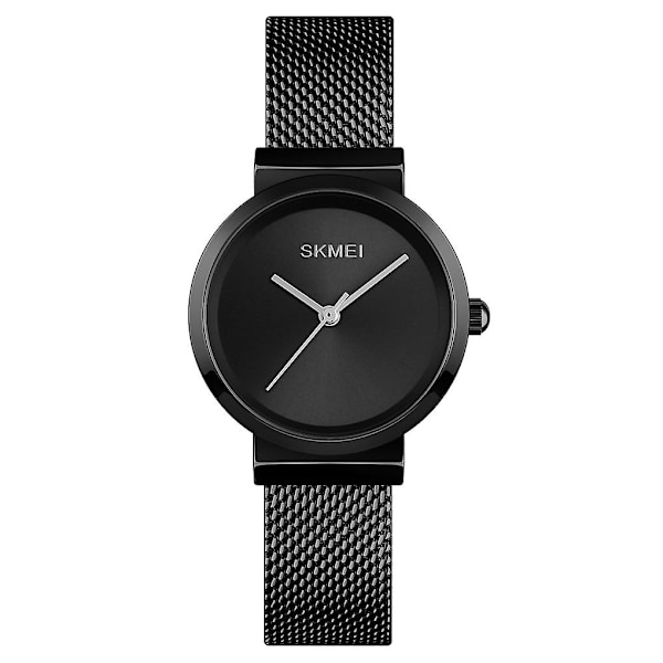 Skmei 1595 Scale Women Quartz Watch Silver Black