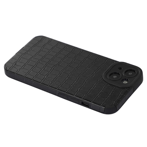 Til iPhone 13 Cover Slim-Fit Krokodille Tekstur PU Læder+TPU Telefon Cover Multicolor Style B
