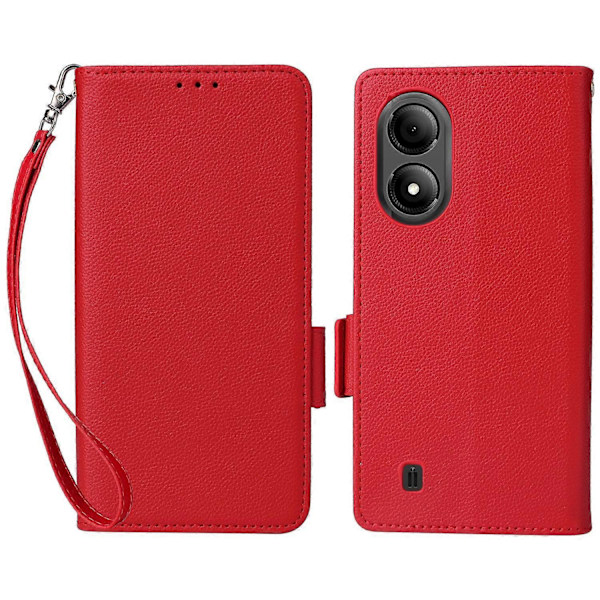 För ZTE Blade A33S Fodral Magnetlås Läder Telefonskal med Rem Multicolor Style G