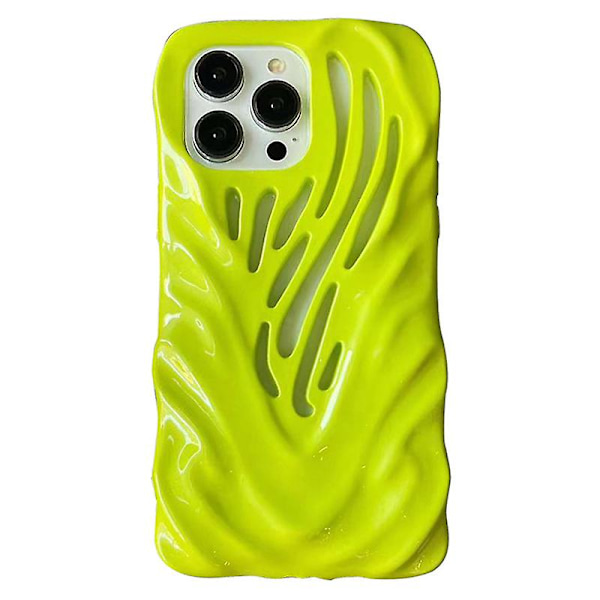 TPU Skal til iPhone 14 Pro, Candy Farve Telefon Cover Udhulet Stødsikkert Bagcover Green