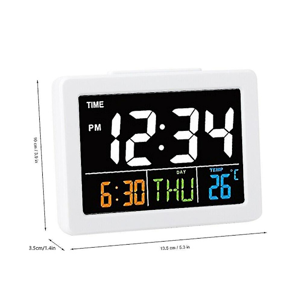 Lar Screen Skrivbordslarm C Med Temperaturdisplay