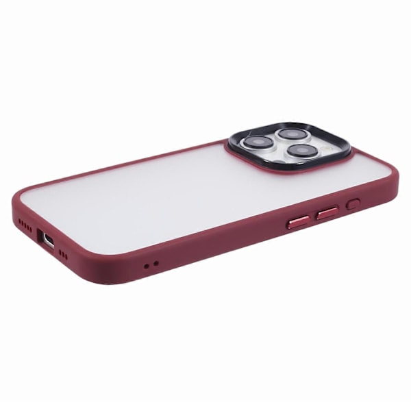 FULEXIN TPU+Akrylskal för iPhone 15 Pro, Falltåligt Telefonskal Hudvänligt Baksida Multicolor Style E