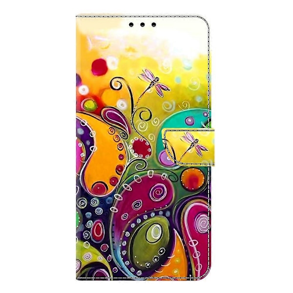 Xiaomi 15 -kotelo PU-nahkainen lompakkokotelo jalustalla Multicolor Colorful Flower