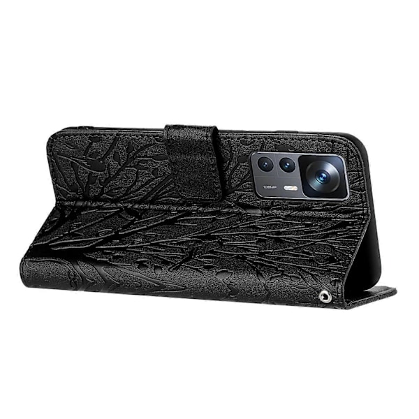 Xiaomi 12T 5G/Redmi K50 Ultra -kotelo lompakkoteline PU-nahkainen puhelinkuori Multicolor Style A