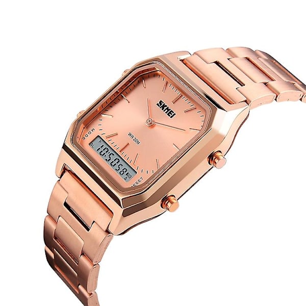 Skmei 1220 multifunktionell utomhus vattentät watch Rose Gold