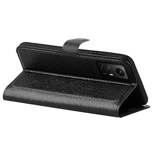 Til Xiaomi Redmi Note 12S 4G Litchi Tekstur Wallet Telefon Cover Stativ PU Læder Etui Multicolor Style A