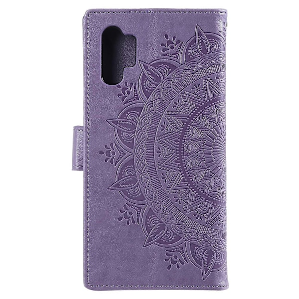 Præget Mandala Blomst Tegnebog Læder Etui med Rem til Samsung Galaxy A32 4G (EU Version) Multicolor Style H