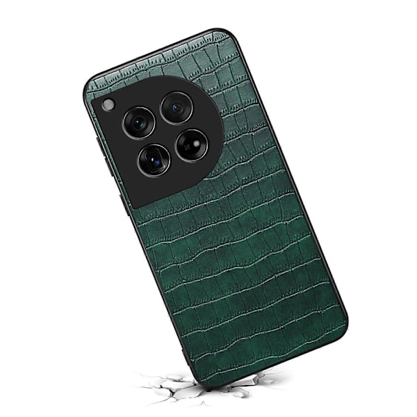 Til OnePlus Ace 3 5G/12R 5G Ridsefast Etui Krokodille Tekstur Læder+TPU+PC Telefon Cover Multicolor Style C