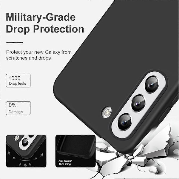 Liquid Series för Samsung Galaxy S23 FE Kompatibelt med MagSafe Mobilskal Gummibelagd TPU Baksida
