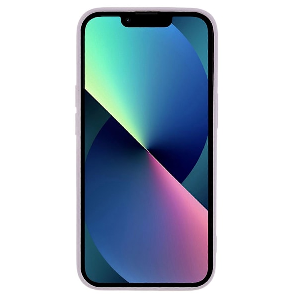 Mjukt TPU-skal med kameraskydd för iPhone 13 6.1 tum, mjukt fiberfoder, gummerat skydd Multicolor Style J