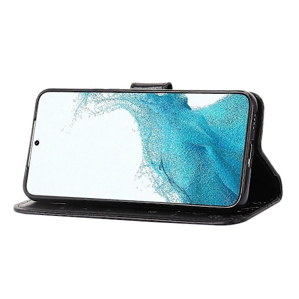 Til Samsung Galaxy A33 5G PU Læder Smartphone Etui Stilfuldt Præget Sommerfugle Pung Cover