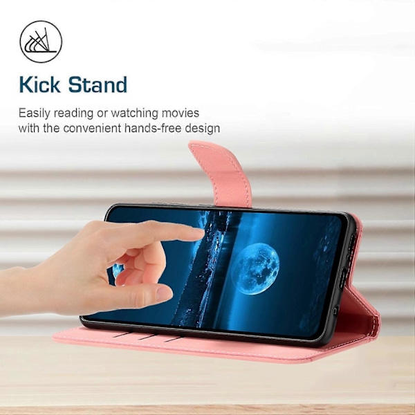 Xiaomi 14 -kotelo, nahkainen, ihoa myötäilevä, naarmuuntumaton lompakkopuhelinkotelo Multicolor Style C
