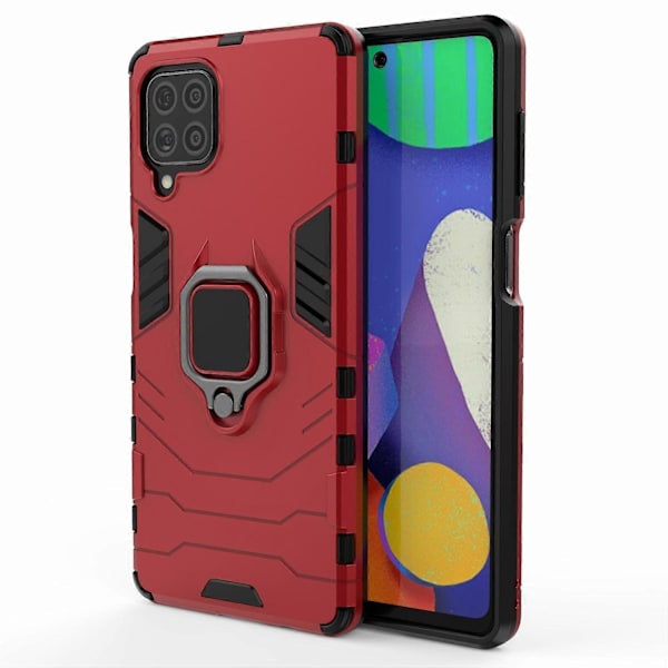 Cool Guard 2-i-1 Ringhållare Ställ PC TPU Hybrid Skal för Samsung Galaxy M62/Galaxy F62