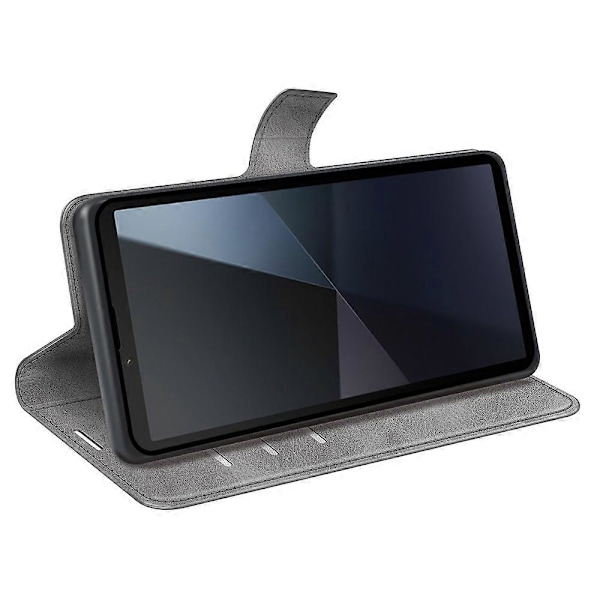 Plånboksfodral för Sony Xperia 10 VI, kalvtextur läder telefonfodral Multicolor Style D