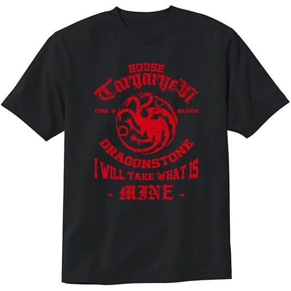 Stickygumdrop Got Noble Houses & Dragons Inspired TV Show House Targaryen T-shirts XL