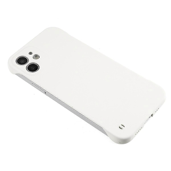 Til iPhone 12 mini 5,4 tommer Ramløs Halv Cover Beskyttende Hud-berørings Hard PC Mobiltelefon Cover Multicolor Style C