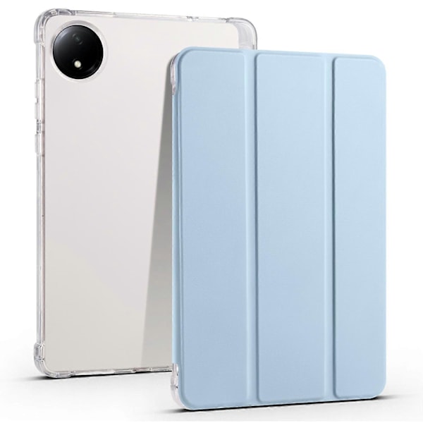 Fodral för Xiaomi Redmi Pad SE 4G 8,7 tum med pennhållare, tri-vikbart stativ, PU-läder + TPU-surfplattsskydd Multicolor Baby Blue