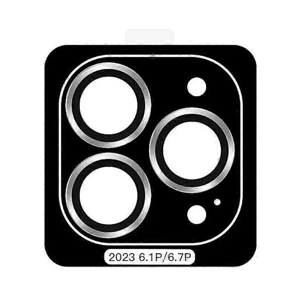Type C TOTU iPhone 15 Pro/15 Pro Max -objektiivin suojakalvo, metallikehys, karkaistu lasi, naarmuuntumaton linssi Multicolor Style A
