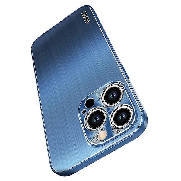 Borstat Skyddsfodral för iPhone 14 Pro TPU+Metall Baksida Telefonskal Anti-Fall Stöttåligt Skydd