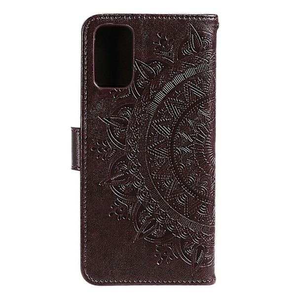 Præget Mandala Blomst Pung Læder Etui med Rem til Samsung Galaxy A52 4G/5G/A52s 5G Multicolor Style H
