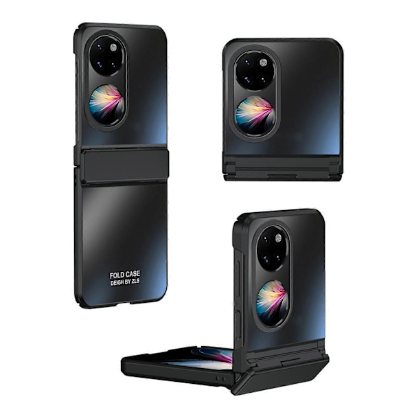 Hårt PC Vikbart Telefonfodral för Huawei P50 Pocket, Matt Elektroplätering Anti-fall Skydd Multicolor Style D