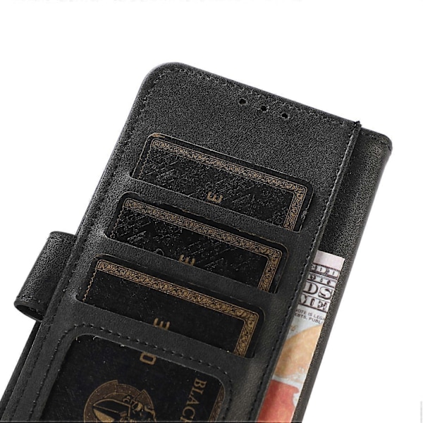 Til Samsung Galaxy A05 4G Etui Ko Læder Tekstur Anti-Ridse Læder Telefon Stand Cover Wallet Multicolor Style A