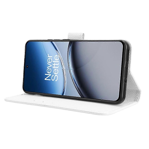 Til OnePlus Nord 4 5G Telefon Stand Case Diamant Tekstur PU Læder Cover Wallet Multicolor Style E