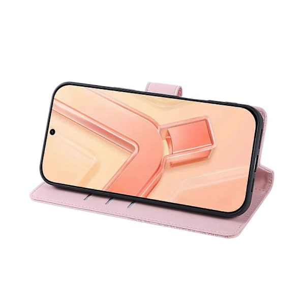 Etui til Oppo A3x 5G (India)/A3x 4G/A3 5G/A3 4G/A60 5G/A40 4G/A40M 4G Rose Blomst Telefondeksel med 3 Multicolor Rose Gold