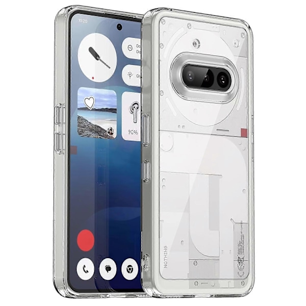 Skal för Nothing Phone (3a) TPU+Akryl Skyddande Transparent Mobilskal Multicolor Transparent