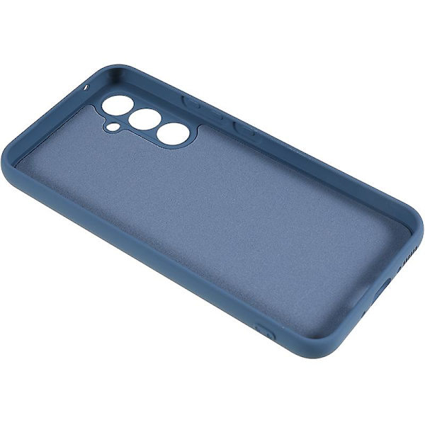För Samsung Galaxy S23 Fe Fiberfoder Gummibelagt Tpu- cover anti-scratch case Sapphire
