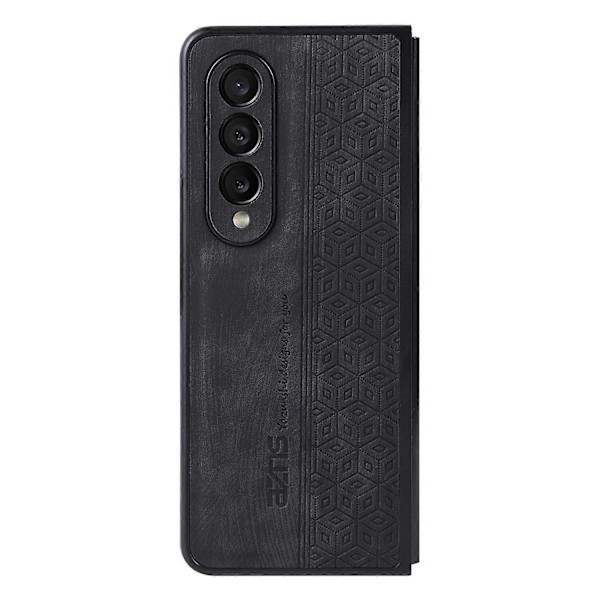 AZNS Telefonfodral för Samsung Galaxy Z Fold4 5G Präglat Mönster PU Läderbelagd TPU Baksida Multicolor Style C