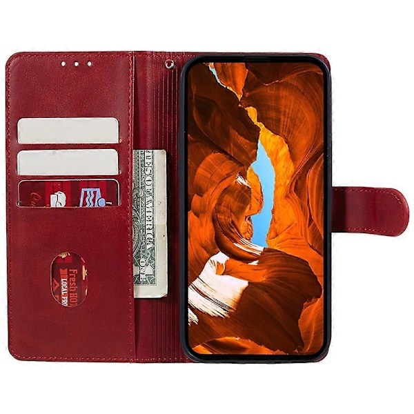 Motorola Edge 40 Neo 5G -puhelimen suojakotelo, iskunkestävä nahkainen puhelinkuori lompakolla ja jalustalla Multicolor Style B