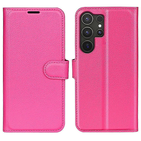 Til Samsung Galaxy S25 Ultra Case Litchi Tekstur Stødsikker Læder Wallet Telefon Cover Multicolor Style G