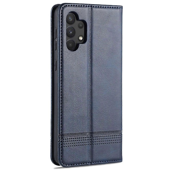 AZNS Stand Wallet Automaattisesti imeytyvä magneettinen nahkakotelo Samsung Galaxy A32 4G:lle Multicolor Style E