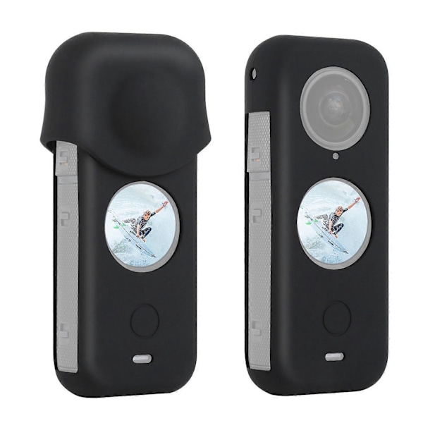 Typ A PULUZ Dammtätt Kameraskydd Heltäckande Mjukt Silikonskal för Insta360 ONE X2