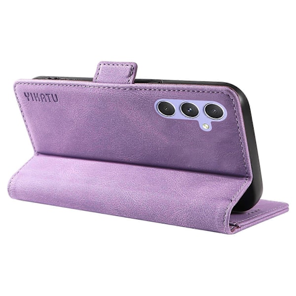 YIKATU YK-005 til Samsung Galaxy A54 5G Telefon Cover PU Læder Hud-berørings Wallet Stand Shell Cover Multicolor Style B