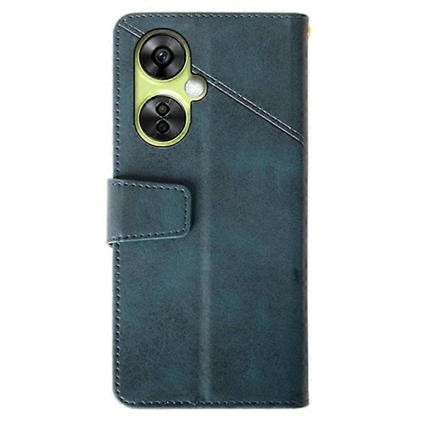 IDEWEI OnePlus Nord CE 3 Lite 5G/Nord N30 5G -kotelo vasikannahkakuvioinen lompakkopuhelimen nahkakansi Multicolor Style A