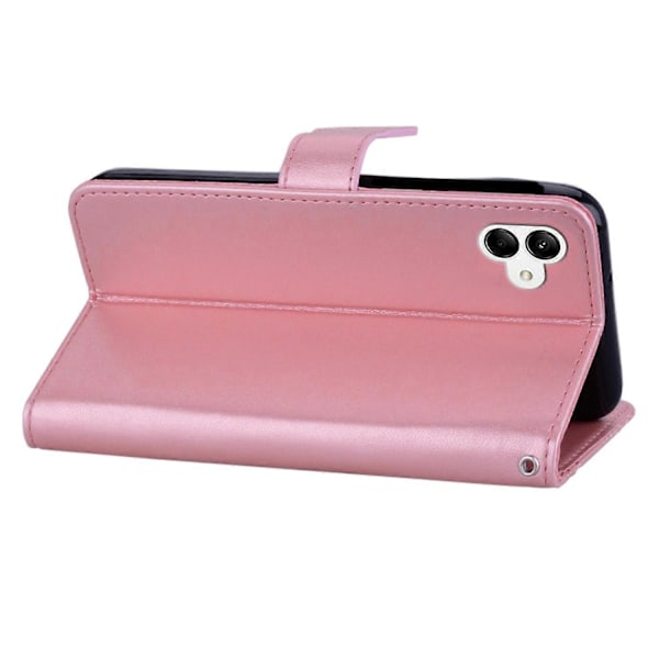 Til Samsung Galaxy A05 4G Etui Ugle Præget PU Læder Anti-drop Telefon Wallet Cover Multicolor Style B